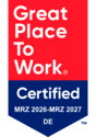 Great Place to Work zertifiziert für den Zeitraum MRZ 2026 bis MRZ 2027.