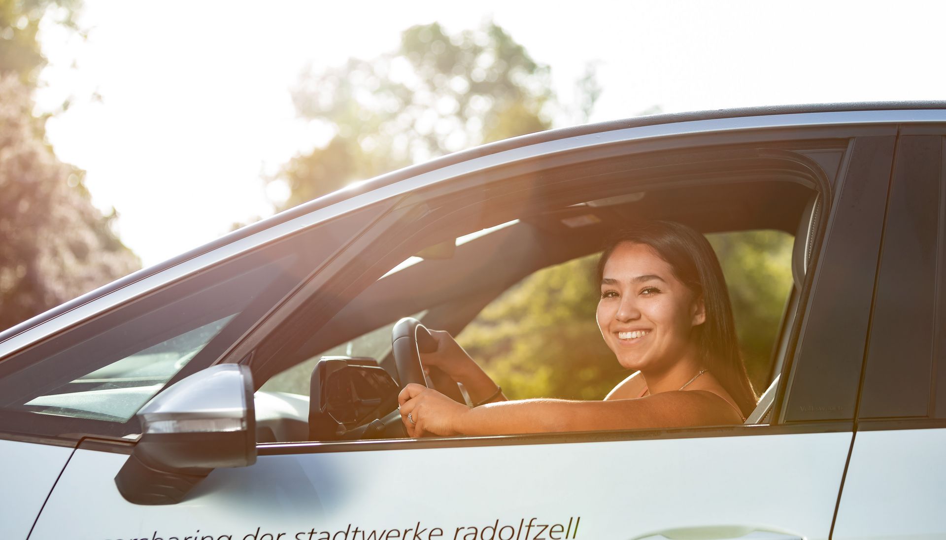 <b>Flexibel unterwegs</b> mit dem E-Carsharing der Stadtwerke Radolfzell