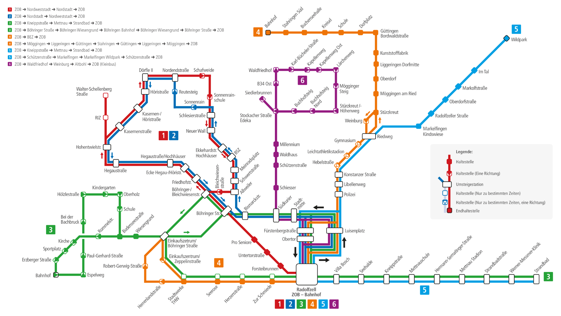 Linienplan 2026